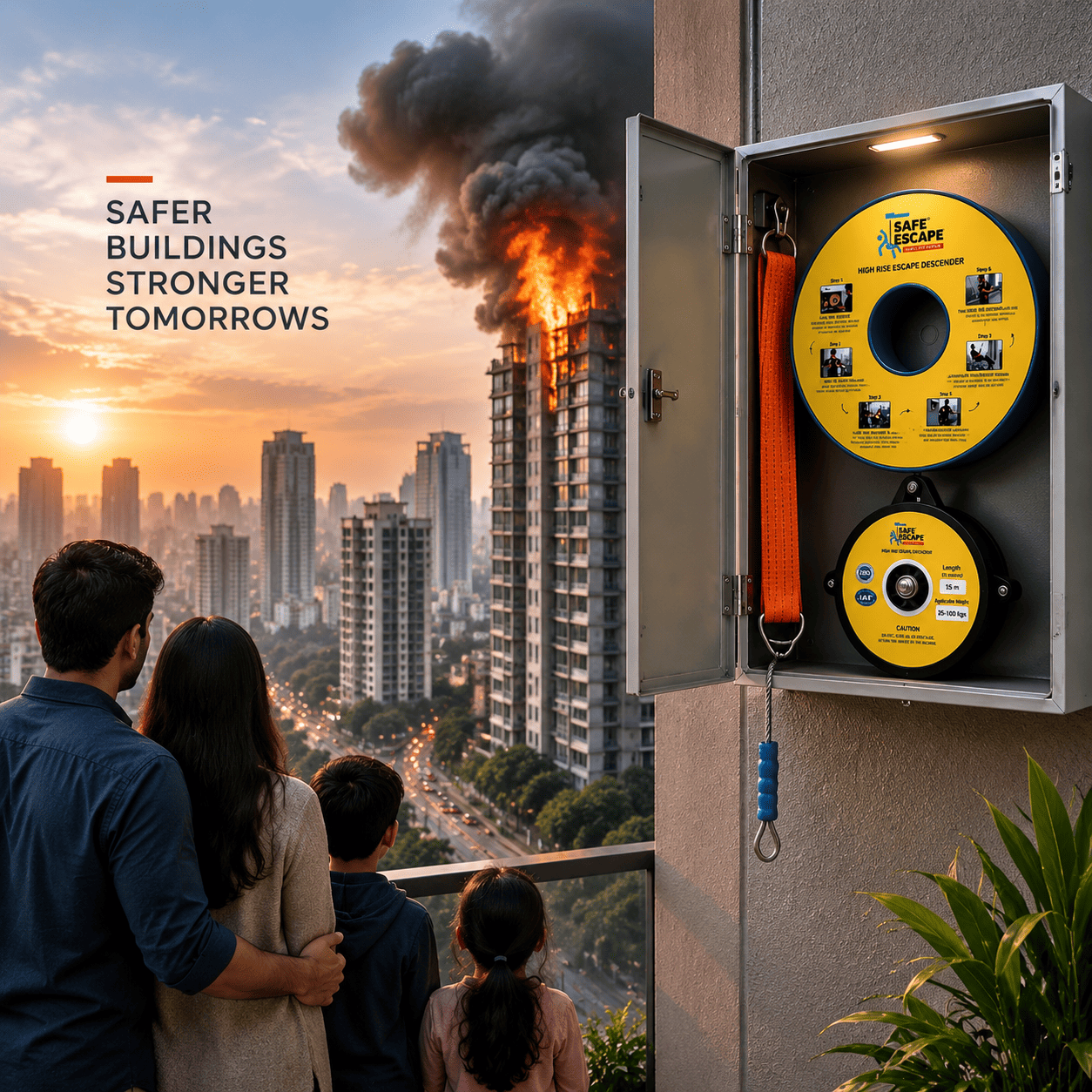 SAFE ESCAPE High Rise Emergency Evacuation System