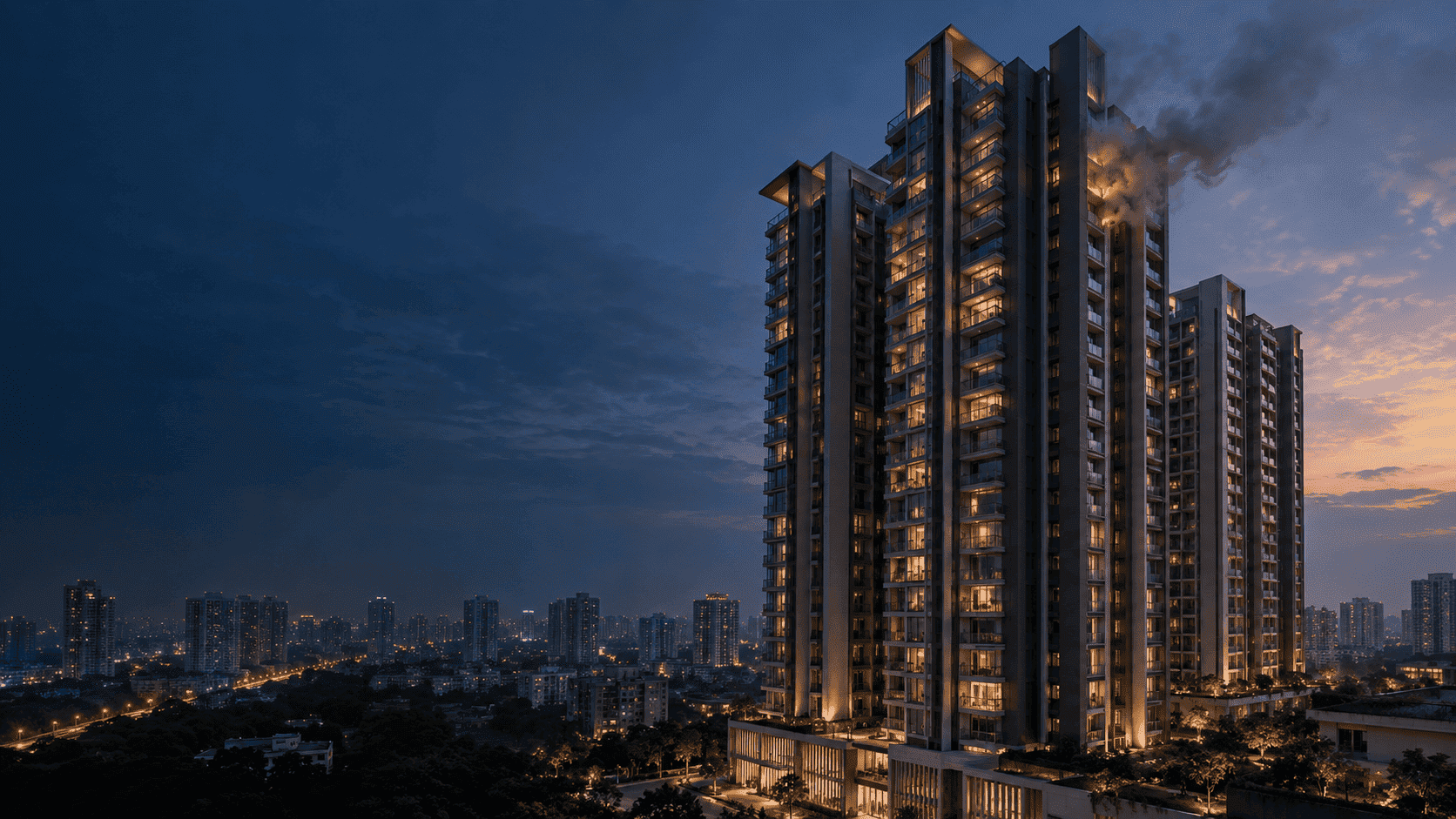 High-rise residential towers
